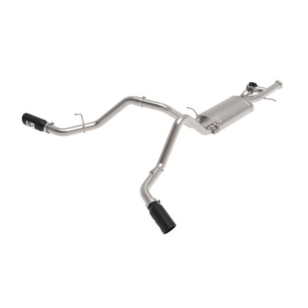 AFE Stainless Steel, With Muffler, 3 Inch Pipe Diameter, Single Exhaust With Dual Exits, Side Exit 49-34133-B